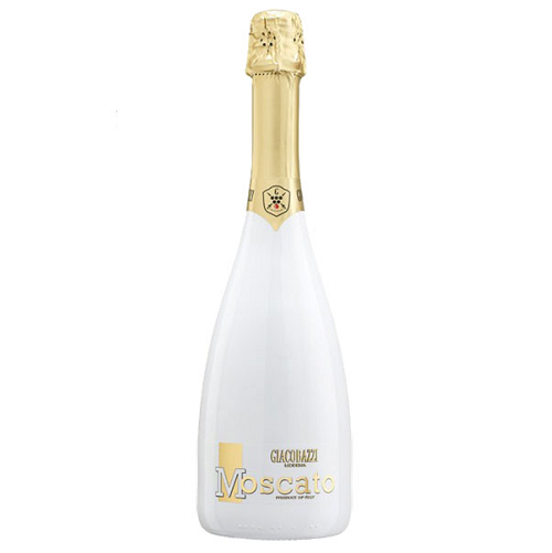 Vang nổ Moscato Bianco Sparkling Sweet White Wine In White Flute