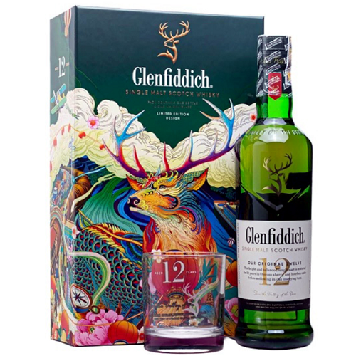 Hộp Quà Tết Rượu Glenfiddich 12 2021