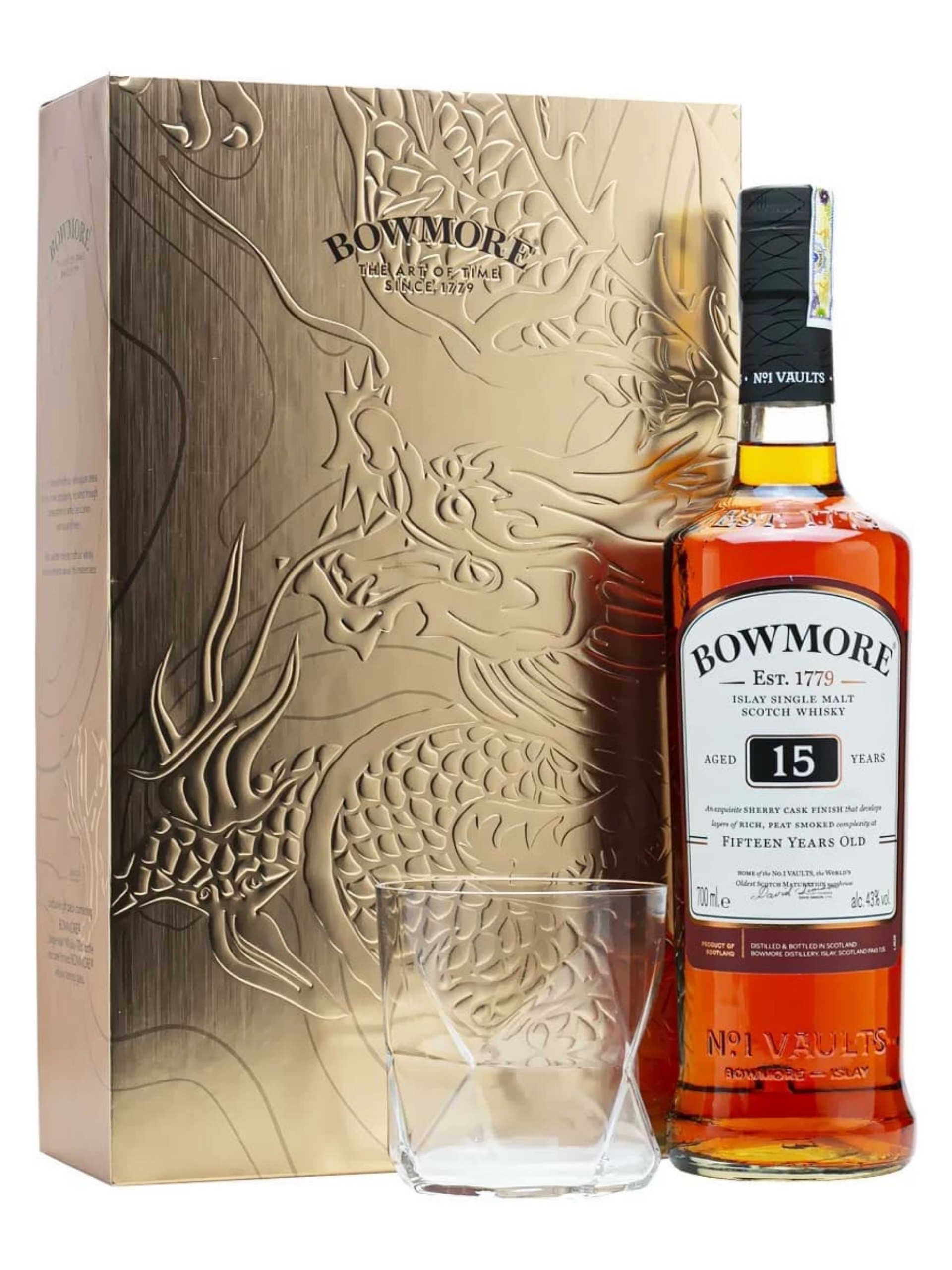 Hộp quà rượu Bowmore 15 - Tết 2024