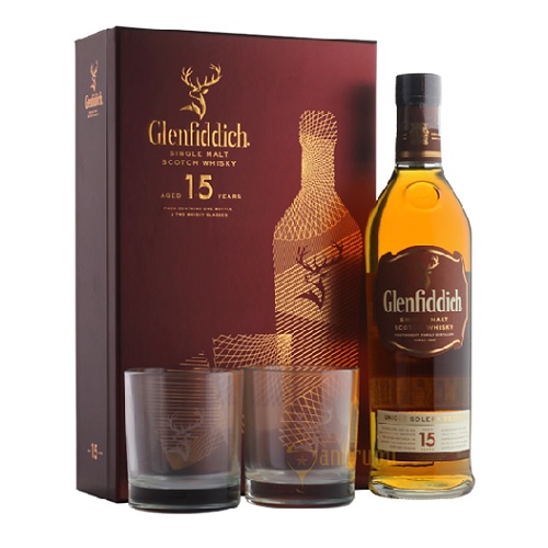 Hộp Quà Rượu Glenfiddich 15 (2019)