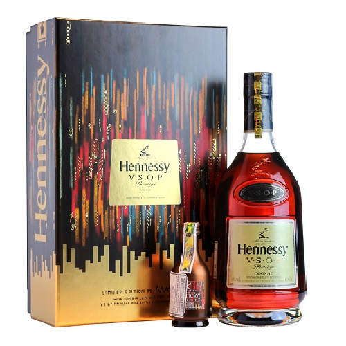 Hộp Quà Hennessy VSOP nâu + Chai mini