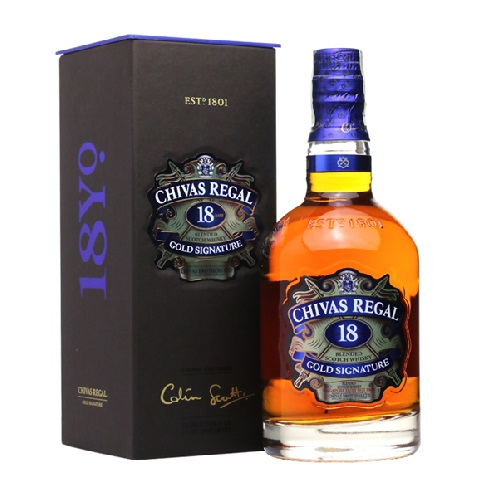 Rượu Whisky Chivas 18 nâu