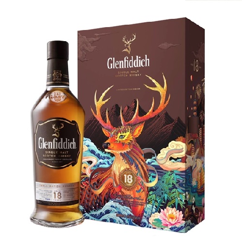 Hộp Quà Tết Rượu Glenfiddich 18 (2020)