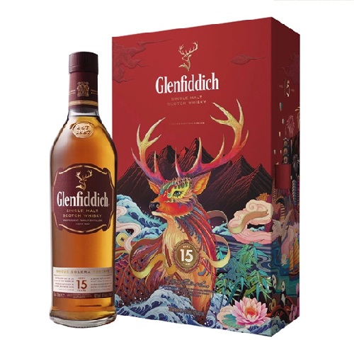 Hộp Quà Tết Rượu Glenfiddich 15 (2020)