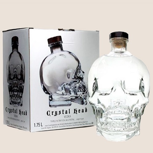 Rượu Vodka Crytal Head