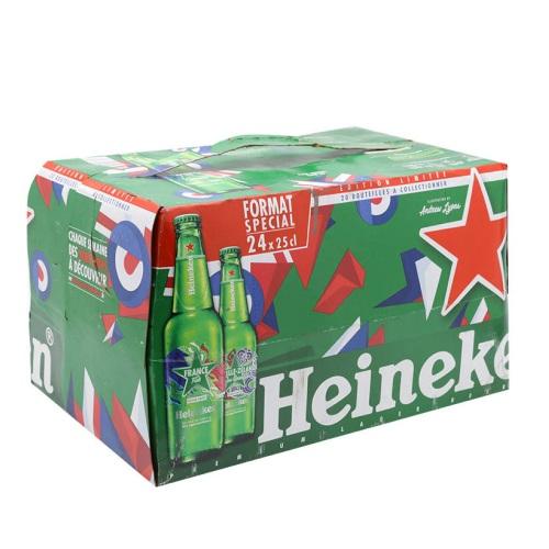 Bia Heineken Chai thủy tinh Pháp (24 chai)