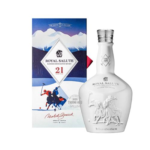 Rượu Whisky Chivas 21Y The Snow Polo Edition - Polo trắng