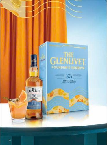 Hộp quà rượu Glenlivet Founder's Reserve 1824 - 40%