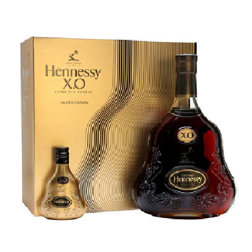 Hộp quà Hennessy XO + Chai mini