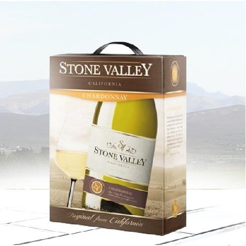 Vang bịch Mỹ Stone Valley Chardonnay 3L